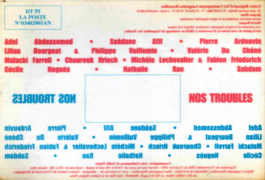 Nos troubles Flyer